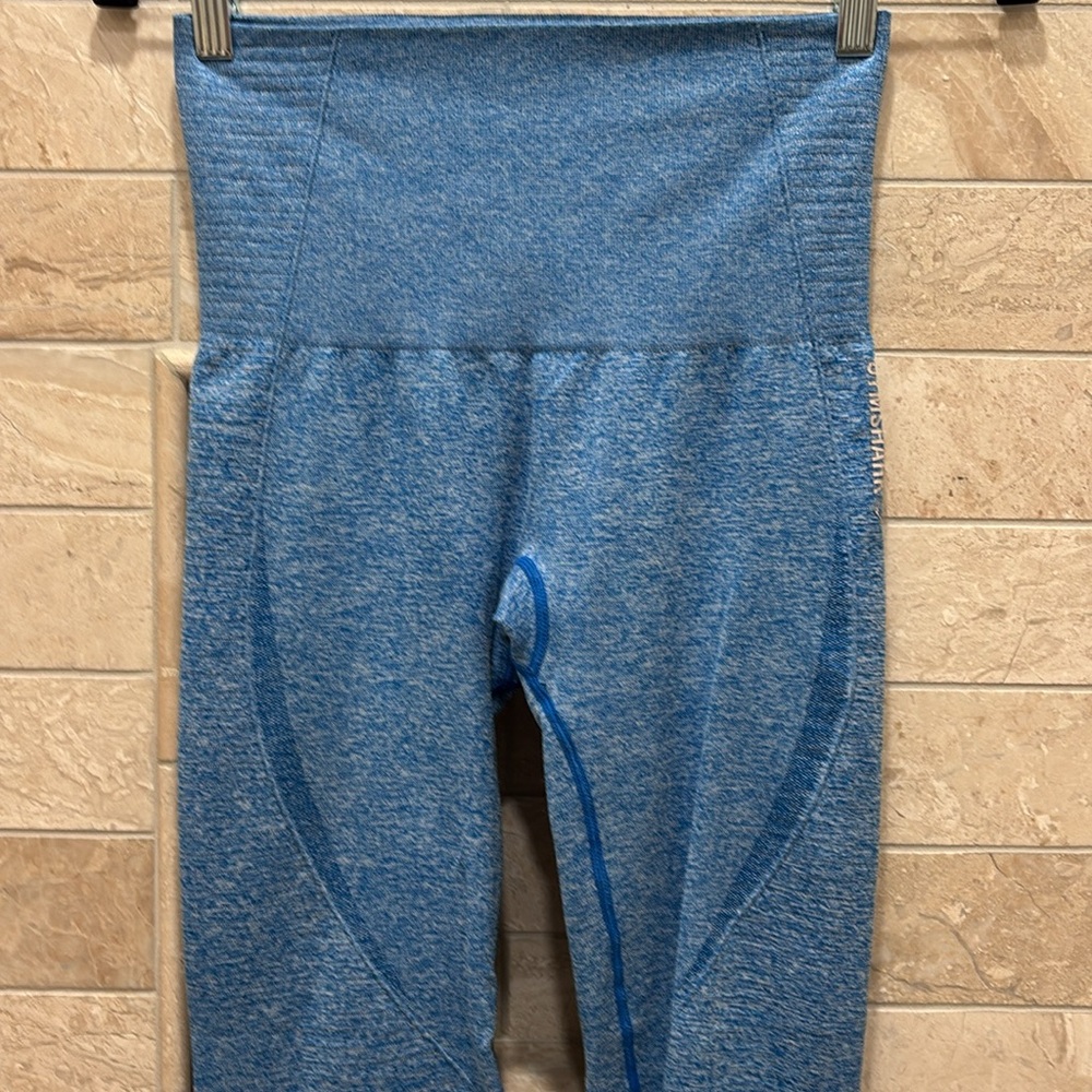 Gymshark Seamless Heathered Blue Leggings